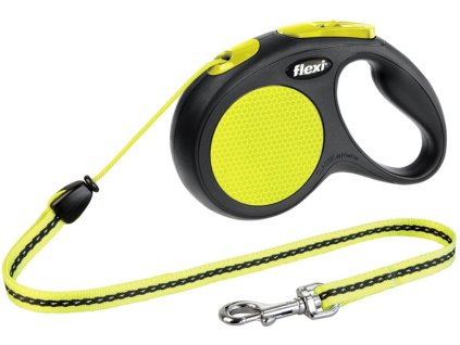 Smycz Flexi Neon linka M 5m do 20kg