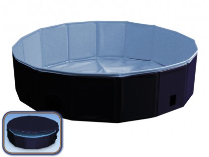 Nobby durable foldable dog pool with cover S 80x20cm