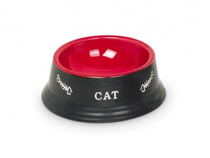Nobby Cat keramická miska 14 x 4,8 cm černá 140ml  + 3% SLEVA se Slevovým kupónem: bonus
