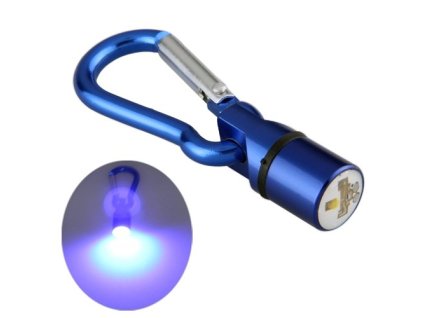 Nobby Starlight kovová svítící karabina 6x2cm 1ks