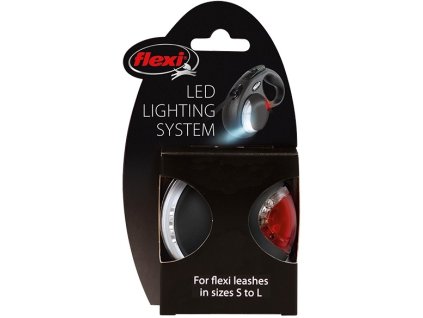 System oświetlenia LED Flexi, smycz, światło czarne