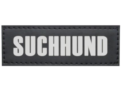 Nobby replaceable SUCHHUND sign for Seguro harness 3x9cm 2pcs