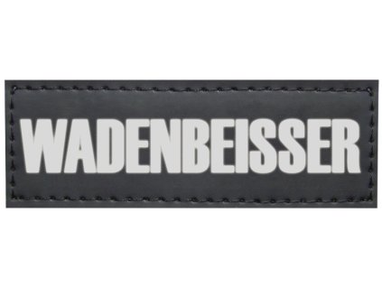 Nobby replaceable sign WADENBEISSER for Seguro harness 3x9cm 2pcs