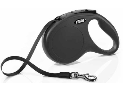 Pas Flexi NEW CLASSIC M 5m/25kg czarny