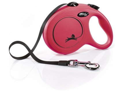 Flexi NEW CLASSIC L pásek 5m/50kg červená