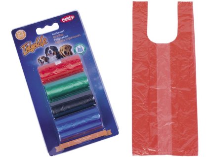 Nobby bags with handles for excrement 4 rolls