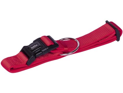 Nobby CLASSIC PRENO extra široký obojek neoprén červená XL 55-70cm