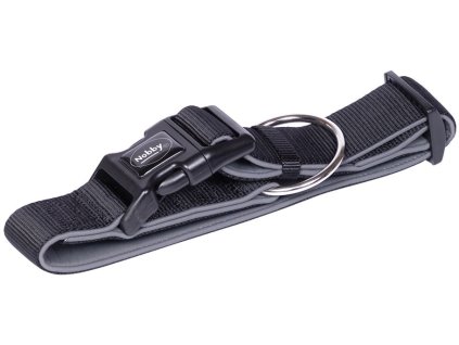 Nobby CLASSIC PRENO extra široký obojek neoprén černá L-XL 40-55cm