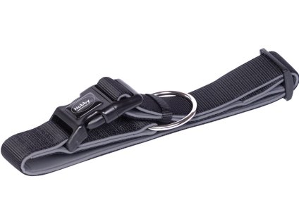 Nobby CLASSIC PRENO extra široký obojek neoprén černá XL 55-70cm