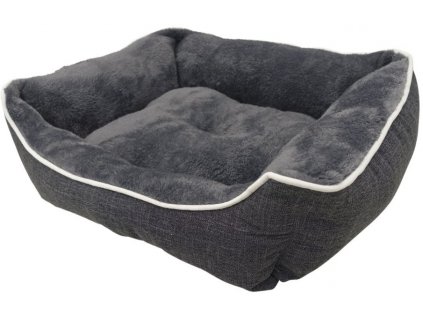 Nobby Classic rectangular bed Arno gray 73x59x18cm