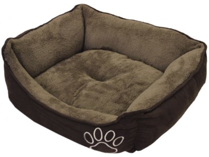 Nobby Classic rectangular bed Mero brown 65x51x18cm
