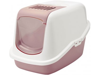 Savic NESTOR cat litter box 56x39x38cm pink