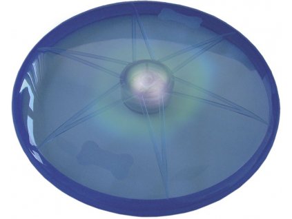 Nobby LED blikající frisbee pro psy modré 15 cm  + 3% SLEVA se Slevovým kupónem: bonus