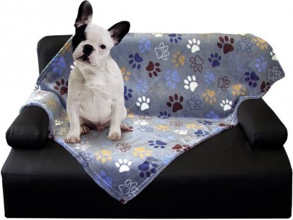 Nobby Classic LISSI fleece blanket dark gray 75x100cm