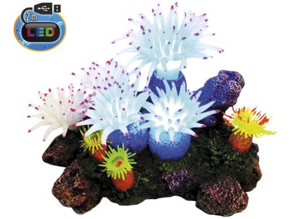 Nobby Aquariendekoration Aplysina mit LED 16,5 x 12 x 11 cm  + 3% SLEVA se Slevovým kupónem: bonus