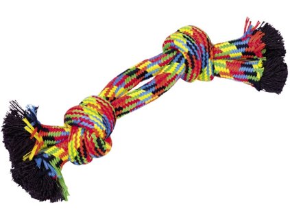 Nobby toy for dogs rope colored 2x knot 350g 30cm