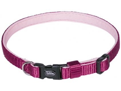 Nobby CLASSIC PRENO Mini obojek neoprenový malina XS-S 20-35cm