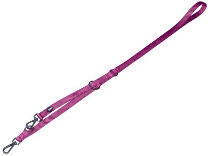 Nobby CLASSIC COMFORT leash nylon raspberry SM 2m 20mm