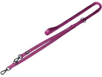 Nobby CLASSIC COMFORT leash nylon raspberry ML 3m 25mm