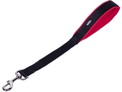 Nobby hand leash / leash neoprene red 30cm
