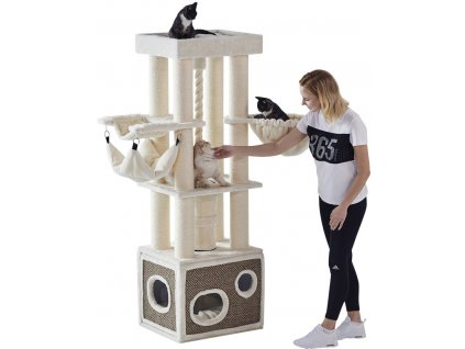 Nobby luxury floor scratching post Lilian cream 185cm