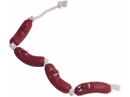 Zabawka dla psa Nobby Classic kiełbaski na sznurku winyl 75 cm 1 szt.