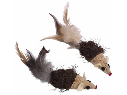 Nobby cat toy cork mice 7/12 cm 2 pcs