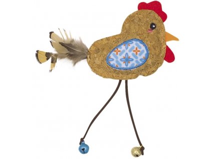 Nobby Katzenspielzeug Korkvogel mit Glöckchen 17cm  + 3% SLEVA se Slevovým kupónem: bonus