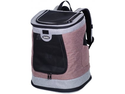 Nobby backpack PLATA up to 10kg pink-gray 34x30x43cm