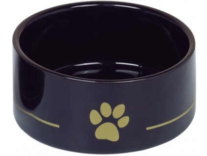 Nobby keramická miska GOLDEN PAW černá 15,0 x 6,0 cm / 0,55 l