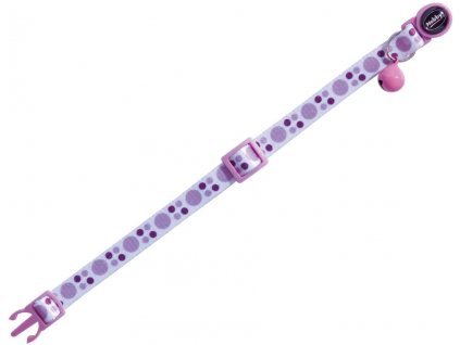 Nobby Circle Purple obojok s rolničkou pre mačky purpurový 1ks