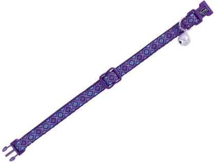 Nobby Design Lilac obojok s rolničkou pre mačky fialový 1ks