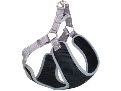 Nobby BLACK MESH REFLECT Brustgeschirr XXS grau  + 3% SLEVA se Slevovým kupónem: bonus