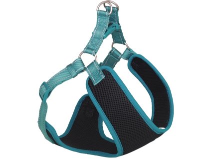 Nobby BLACK MESH REFLECT Brustgeschirr XL türkis  + 3% SLEVA se Slevovým kupónem: bonus