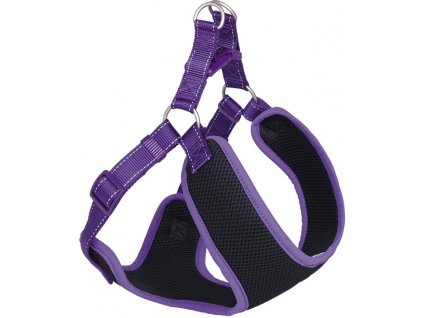 Nobby BLACK MESH REFLECT Brustgeschirr XL lila  + 3% SLEVA se Slevovým kupónem: bonus