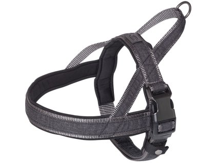 Nobby LINEN DELUXE Norwegian harness ML black