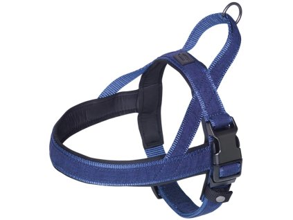 Nobby LINEN DELUXE Norwegian harness L blue