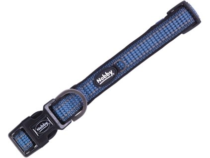 Nobby KALEA obojek nylon reflexní modrá M-L 50-65cm  + 3% SLEVA se Slevovým kupónem: bonus