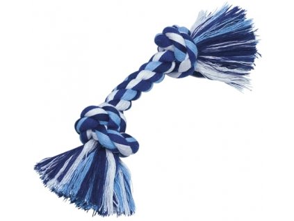 Nobby knot toy for dogs 21 cm 50 g blue