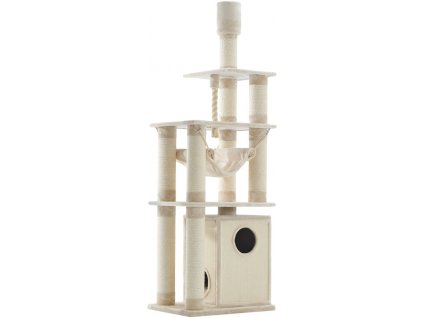 Nobby height-adjustable scratching post Telde for cats 232-252cm cream