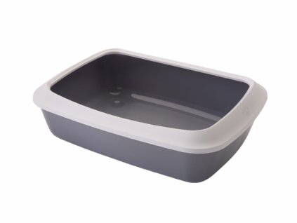 Savic cat toilet IRIZ gray 42x31x12cm