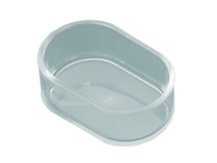 Nobby transparent oval bowl 7 x 3.5 cm
