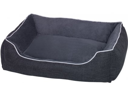 Nobby Classic rectangular bed Purus dark gray 100 x 70 x 28 cm