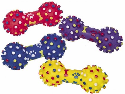 Nobby Classic toy dumbbell paws vinyl 17 cm 1 pc