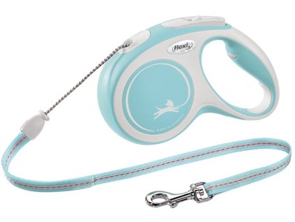Smycz Flexi New Comfort M 5m/20kg jasnoniebieska