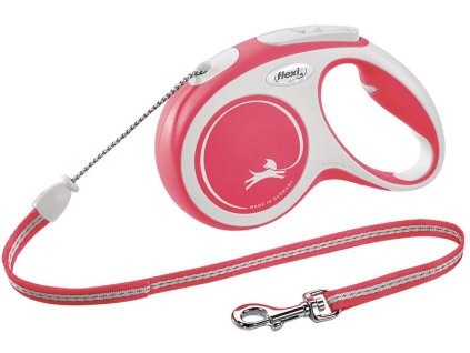 Smycz Flexi New Comfort M 5m/20kg czerwona