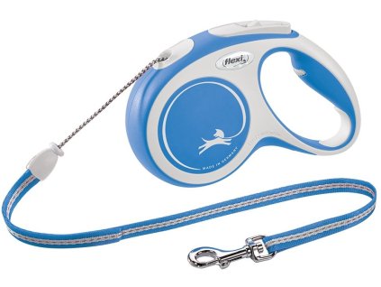 Smycz Flexi New Comfort M 5m/20kg niebieska