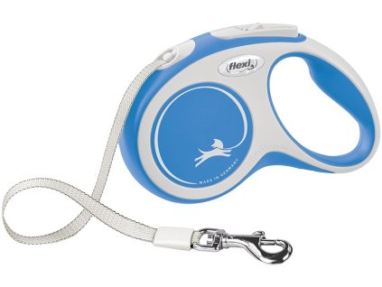 Flexi New Comfort S vodítko opasok 5m/15kg modrá