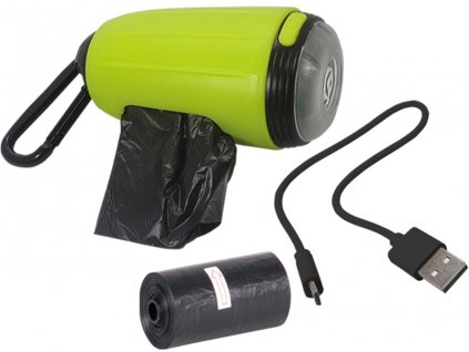 Nobby zásobník na sáčky s baterkou Blinky zelená 1ks  + 3% SLEVA se Slevovým kupónem: bonus