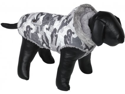 Nobby POLAR obleček pro psa s kapucí 44cm šedý maskáč  + 3% SLEVA se Slevovým kupónem: bonus